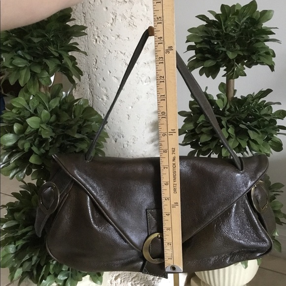Leather Green Moss Hobo Bag - Picture 8 of 11